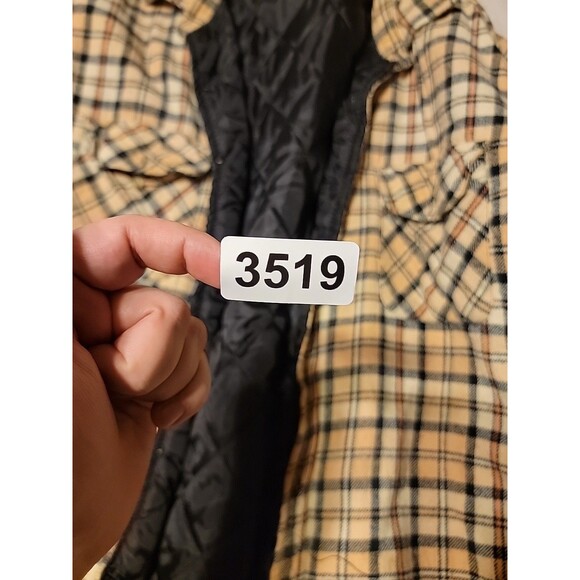 WILDERNESS GREEN PLAID INSULATED FLANNEL SHIRT JACKET XL - Picture 5 of 5